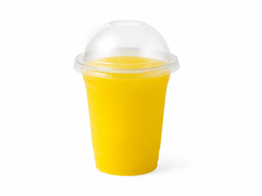 اكواب شفافة بغطاء قبة 8 oz