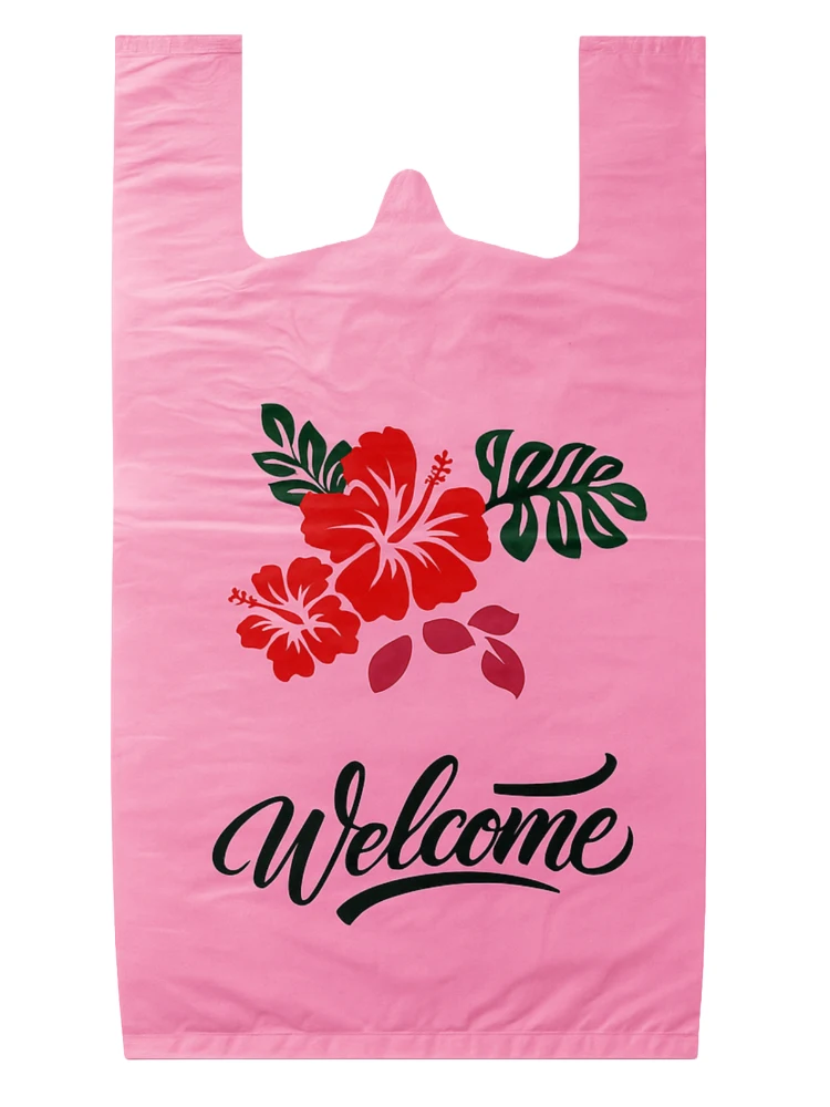 أكياس شيال Welcome وردة خفيف و ثقيل مقاس 80