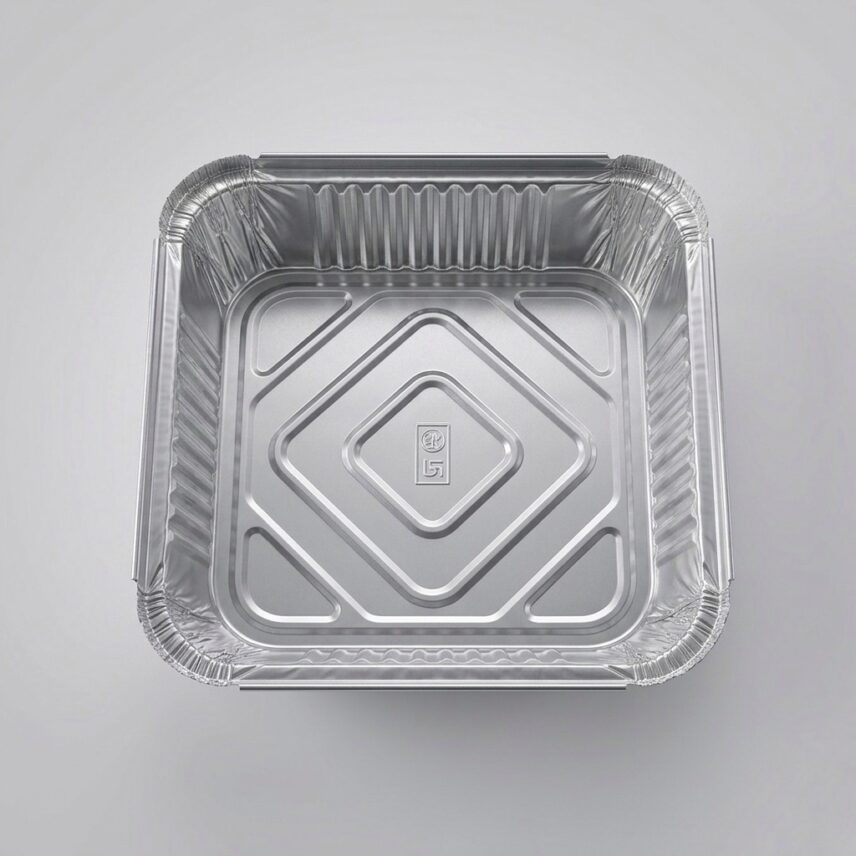 صحون المنيوم مربع كبير