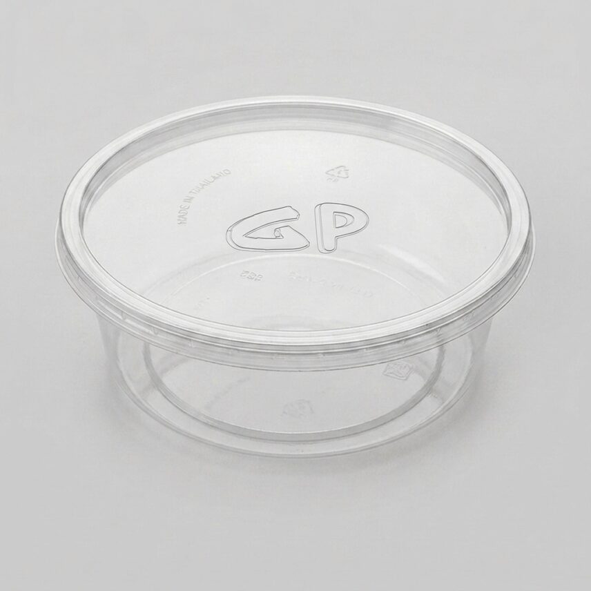 علب دائرية شفافة 90 UT