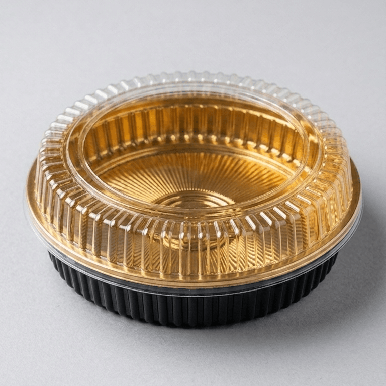 علب تقديم ذهبية فاخرة مقاس 52